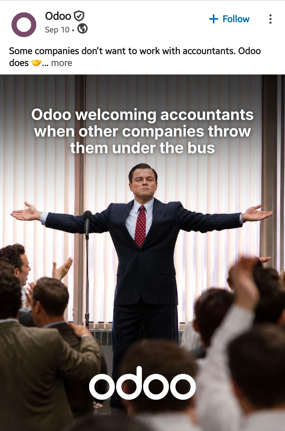Odoo B2B LinkedIn Campaign